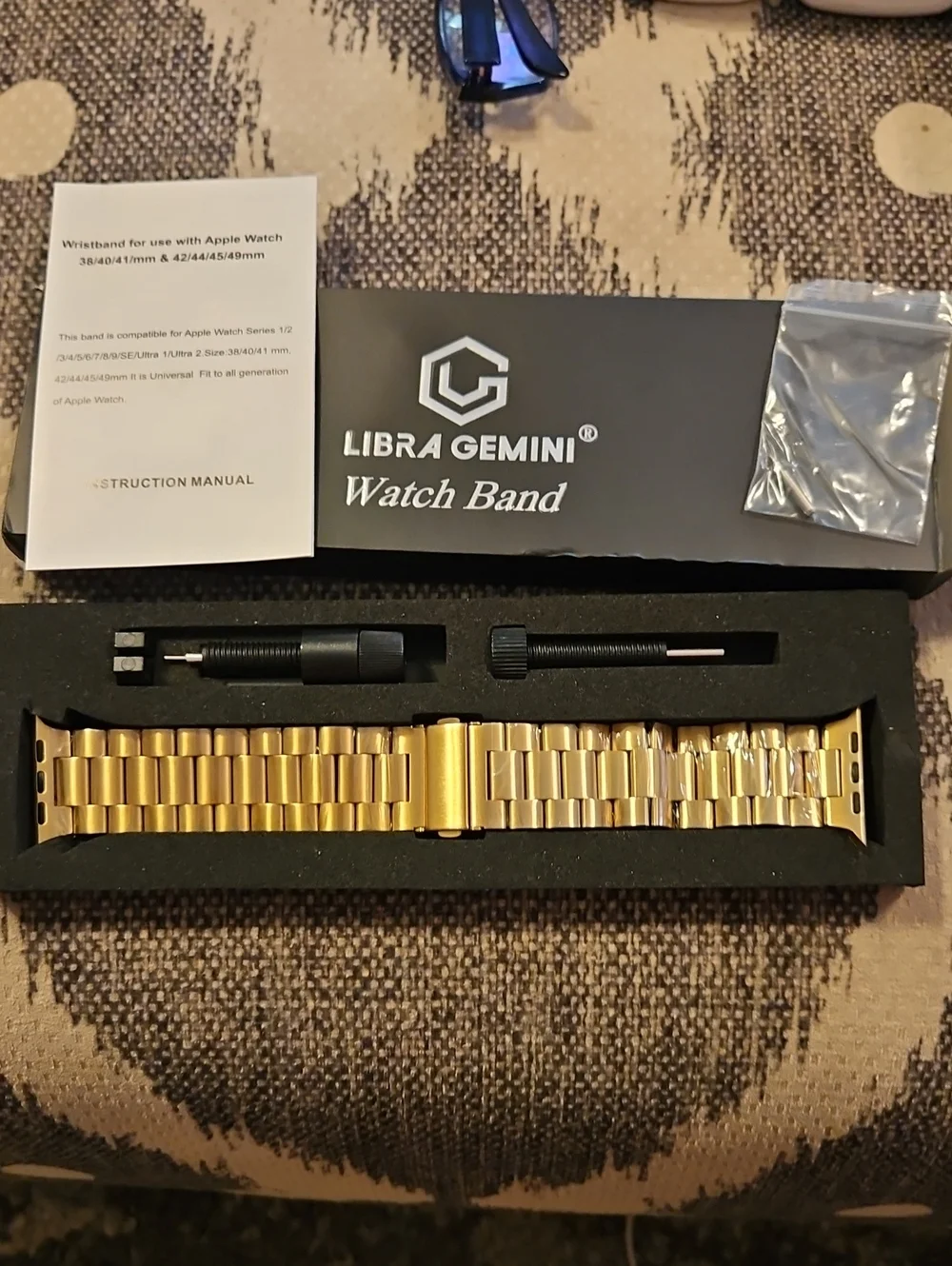 Black Watch Band for Men